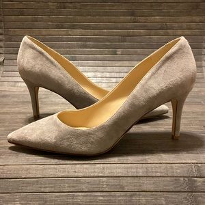 Sam Edelson Hazel Gray Suede Pumps Size 9.5
